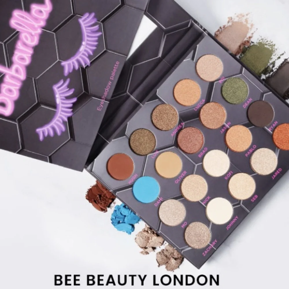 Barbarella Eyeshadow Palette Bee Beauty London